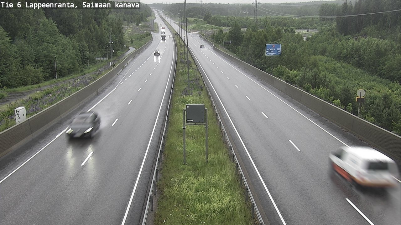 Kelikamerat Kuva Tie 6 Lappeenranta, Saimaan kanava, Lappeenranta, Etelä-Karjala