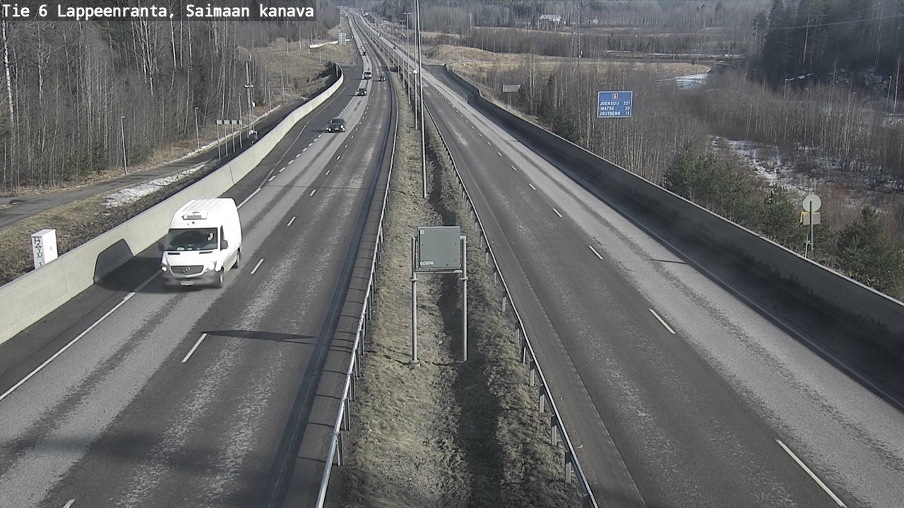 Kelikamerat Kuva Tie 6 Lappeenranta, Saimaan kanava, Lappeenranta, Etelä-Karjala