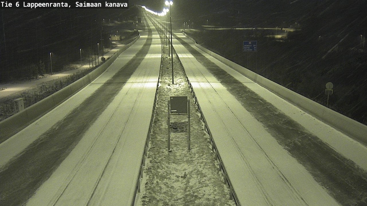 Kelikamerat Kuva Tie 6 Lappeenranta, Saimaan kanava, Lappeenranta, Etelä-Karjala