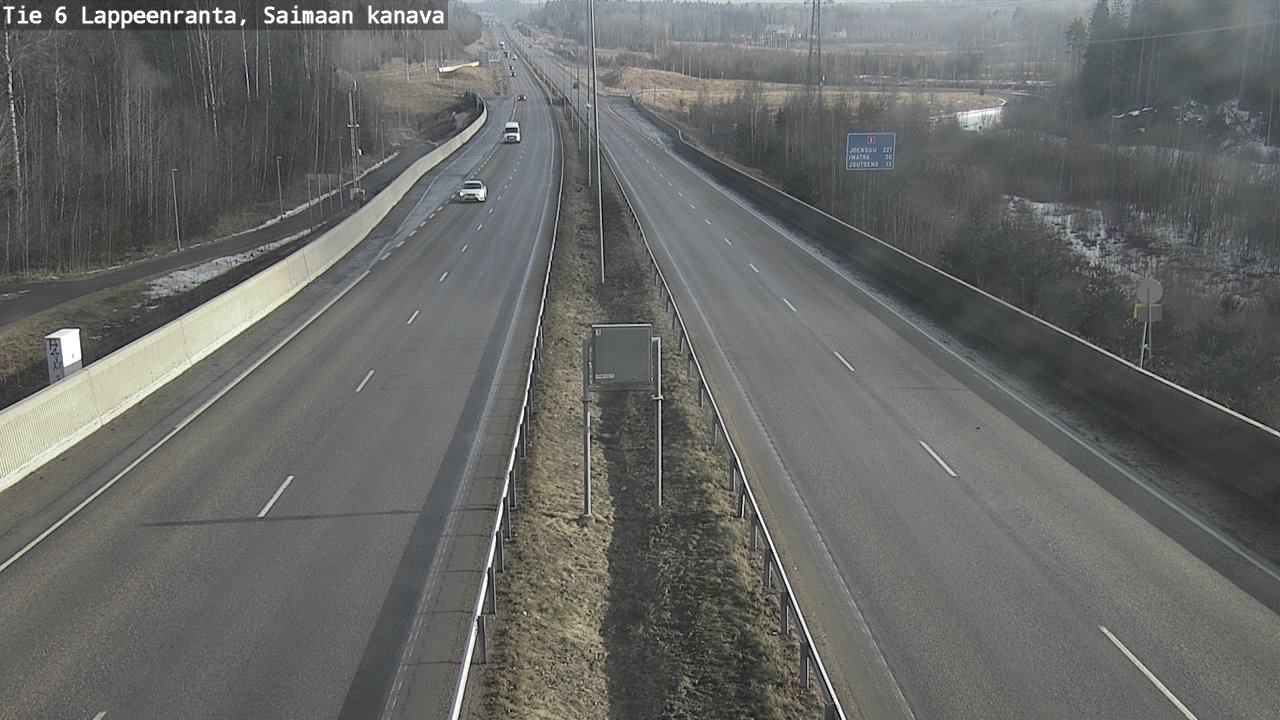 Kelikamerat Kuva Tie 6 Lappeenranta, Saimaan kanava, Lappeenranta, Etelä-Karjala