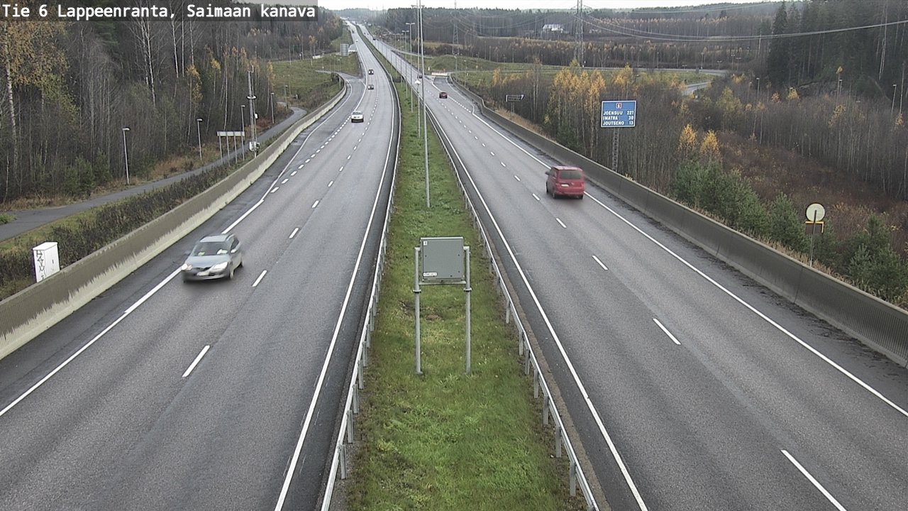 Kelikamerat Kuva Tie 6 Lappeenranta, Saimaan kanava, Lappeenranta, Etelä-Karjala