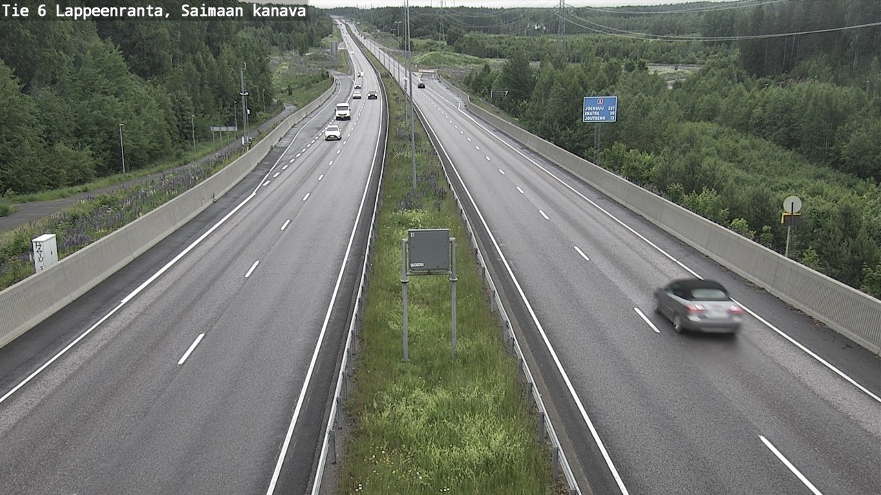 Kelikamerat Kuva Tie 6 Lappeenranta, Saimaan kanava, Lappeenranta, Etelä-Karjala