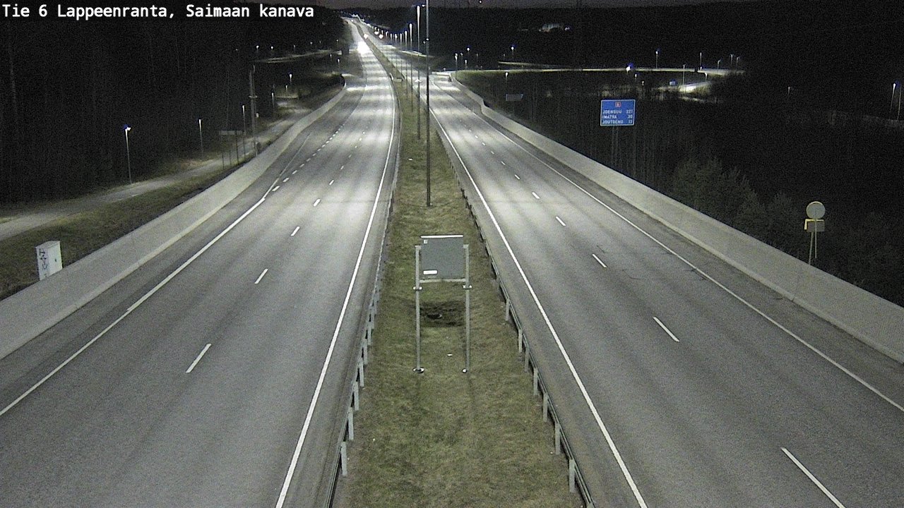 Weather Camera Image Road 6 Lappeenranta, Saimaa channel, Lappeenranta, Etelä-Karjala
