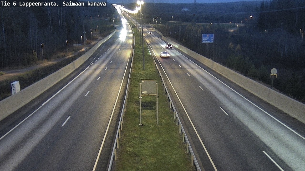 Kelikamerat Kuva Tie 6 Lappeenranta, Saimaan kanava, Lappeenranta, Etelä-Karjala