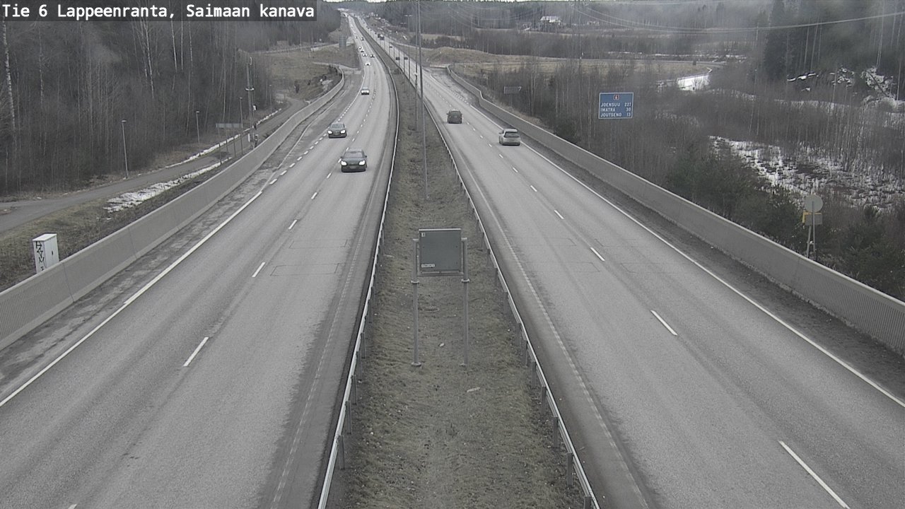 Kelikamerat Kuva Tie 6 Lappeenranta, Saimaan kanava, Lappeenranta, Etelä-Karjala