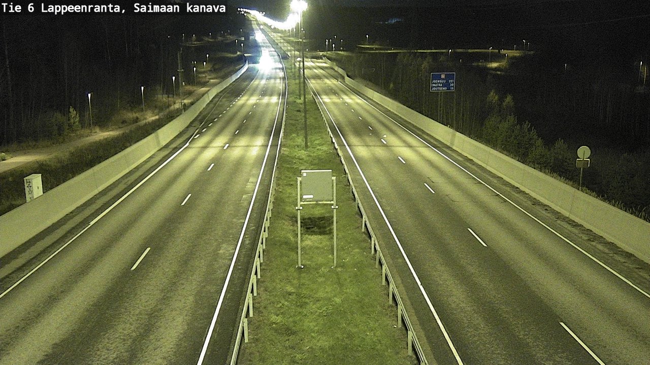 Weather Camera Image Road 6 Lappeenranta, Saimaa channel, Lappeenranta, Etelä-Karjala