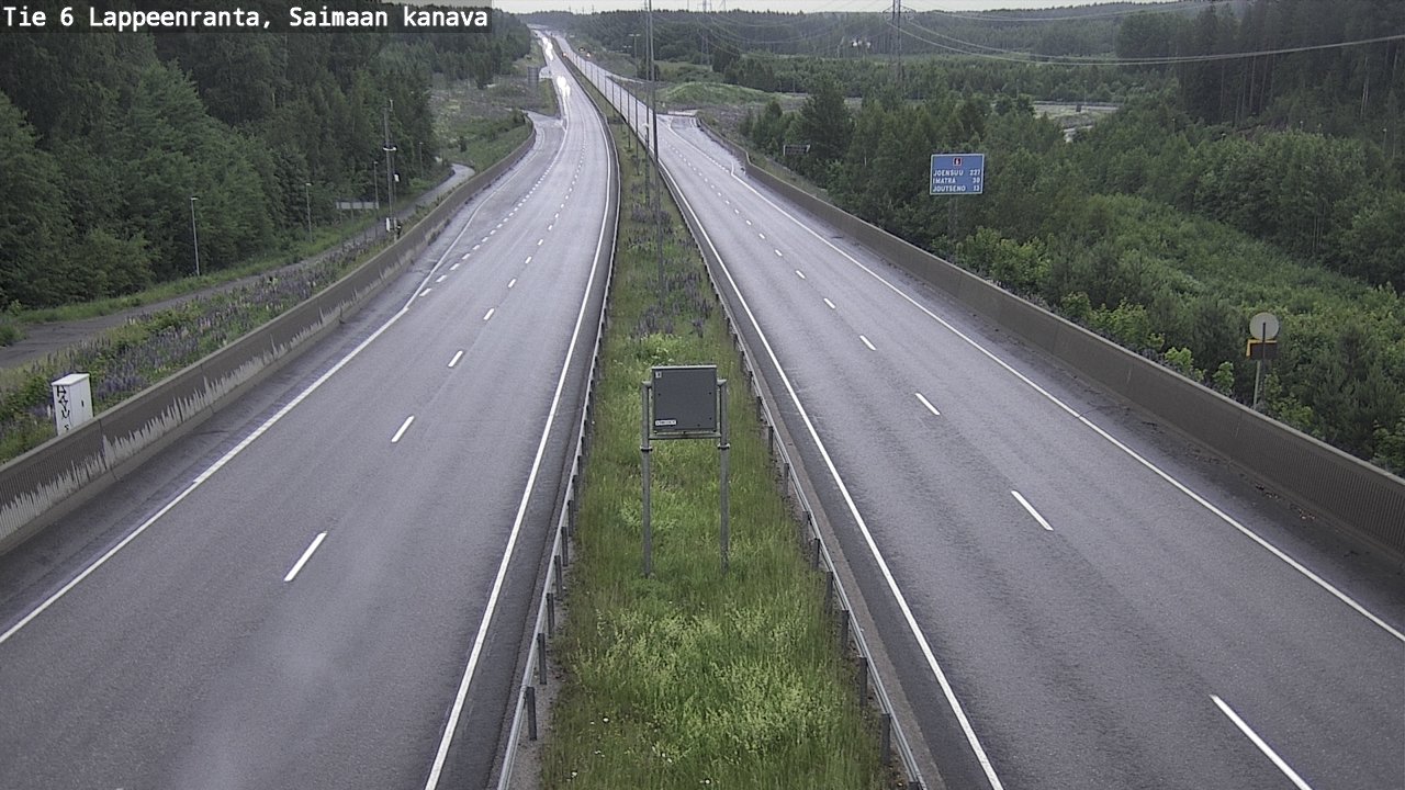 Kelikamerat Kuva Tie 6 Lappeenranta, Saimaan kanava, Lappeenranta, Etelä-Karjala