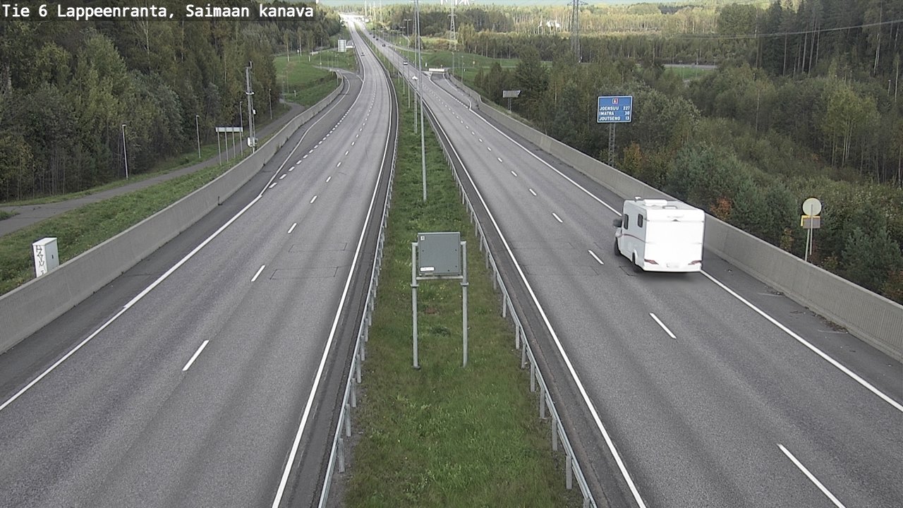 Kelikamerat Kuva Tie 6 Lappeenranta, Saimaan kanava, Lappeenranta, Etelä-Karjala