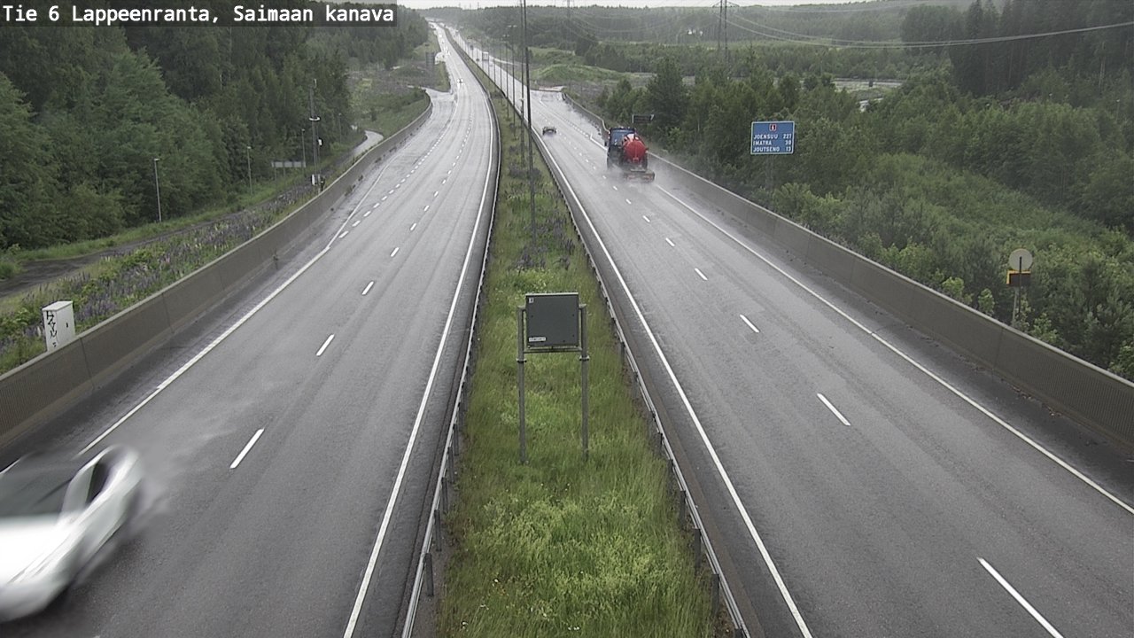 Kelikamerat Kuva Tie 6 Lappeenranta, Saimaan kanava, Lappeenranta, Etelä-Karjala