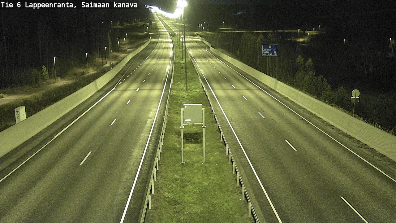 Weather Camera Image Road 6 Lappeenranta, Saimaa channel, Lappeenranta, Etelä-Karjala