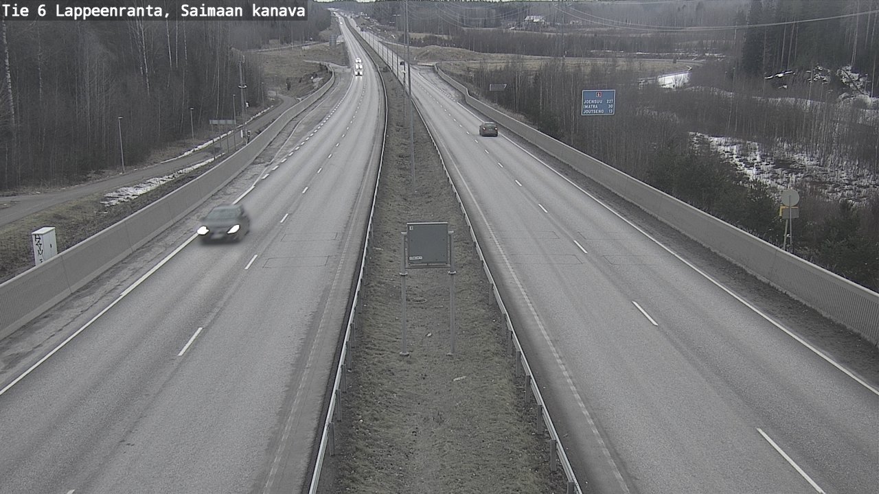 Kelikamerat Kuva Tie 6 Lappeenranta, Saimaan kanava, Lappeenranta, Etelä-Karjala