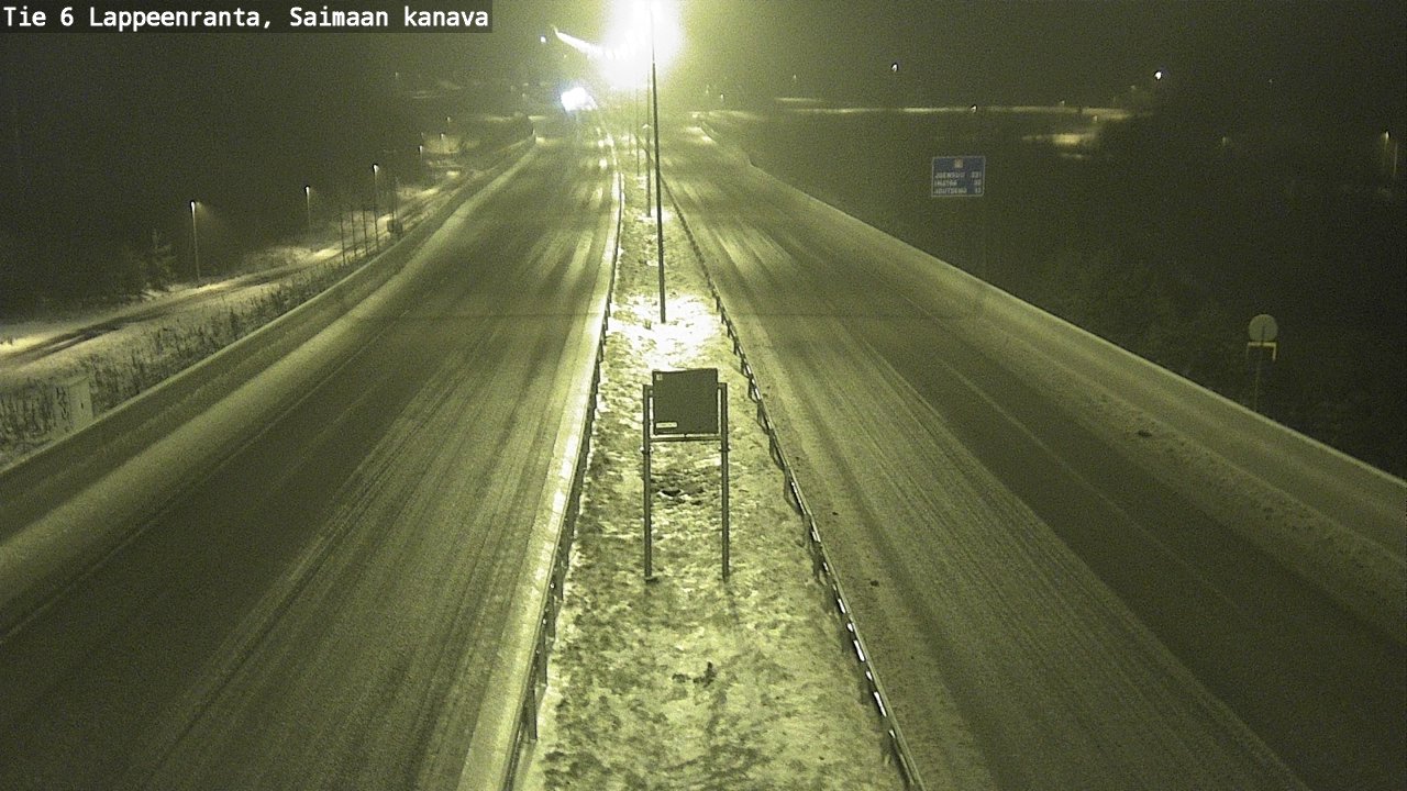 Weather Camera Image Road 6 Lappeenranta, Saimaa channel, Lappeenranta, Etelä-Karjala