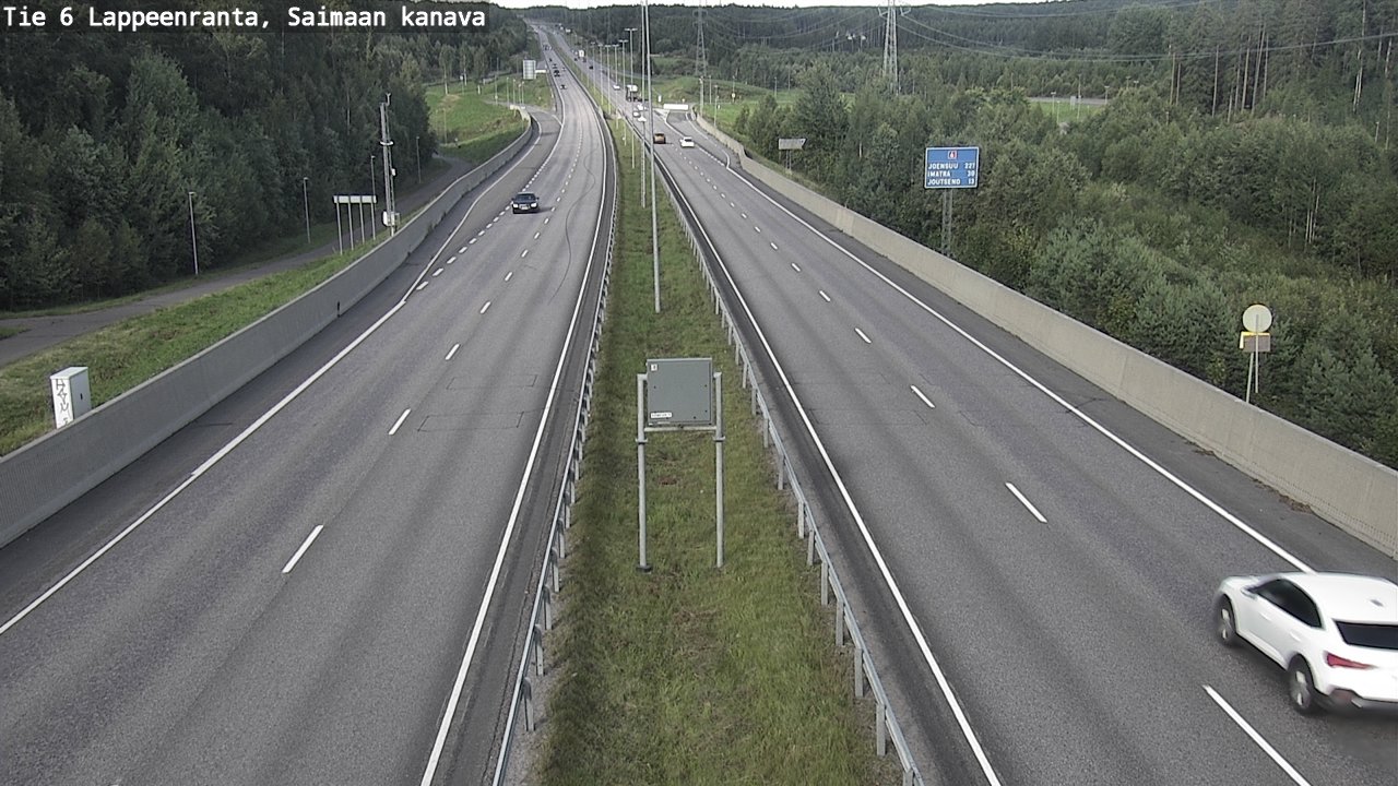 Kelikamerat Kuva Tie 6 Lappeenranta, Saimaan kanava, Lappeenranta, Etelä-Karjala