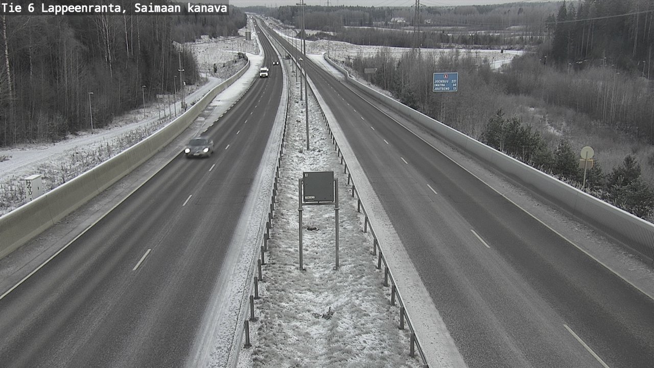 Kelikamerat Kuva Tie 6 Lappeenranta, Saimaan kanava, Lappeenranta, Etelä-Karjala