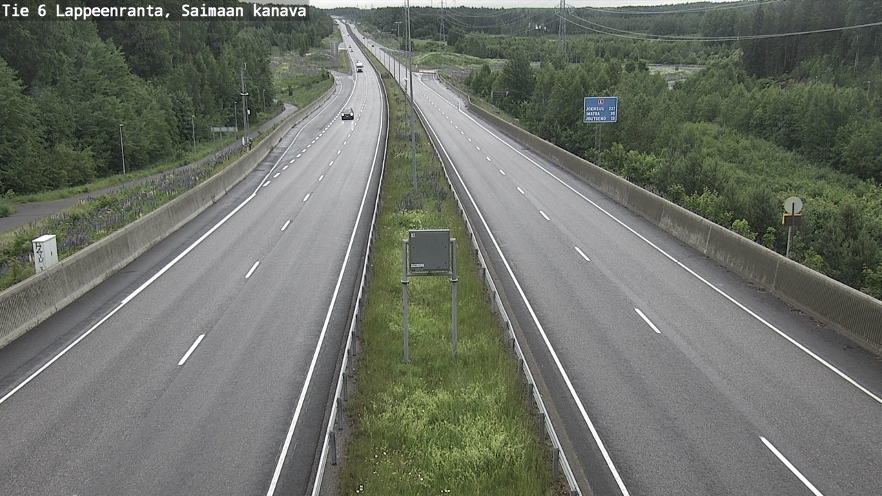 Kelikamerat Kuva Tie 6 Lappeenranta, Saimaan kanava, Lappeenranta, Etelä-Karjala