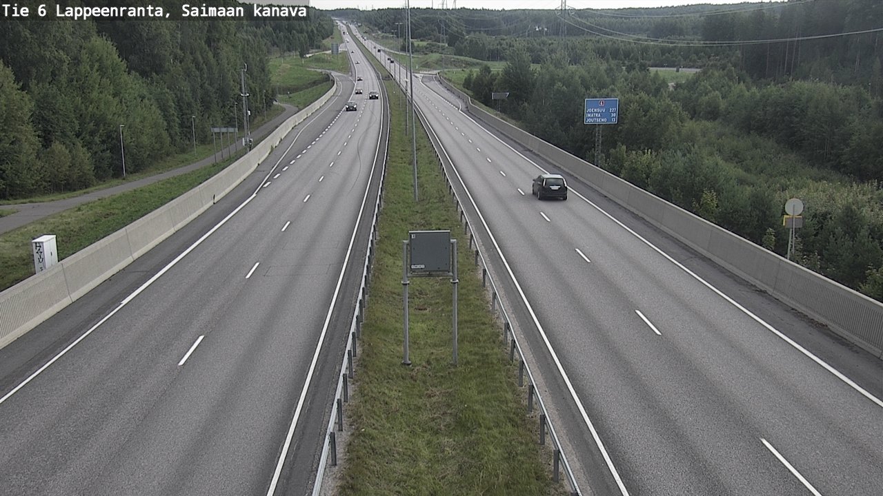 Weather Camera Image Road 6 Lappeenranta, Saimaa channel, Lappeenranta, Etelä-Karjala