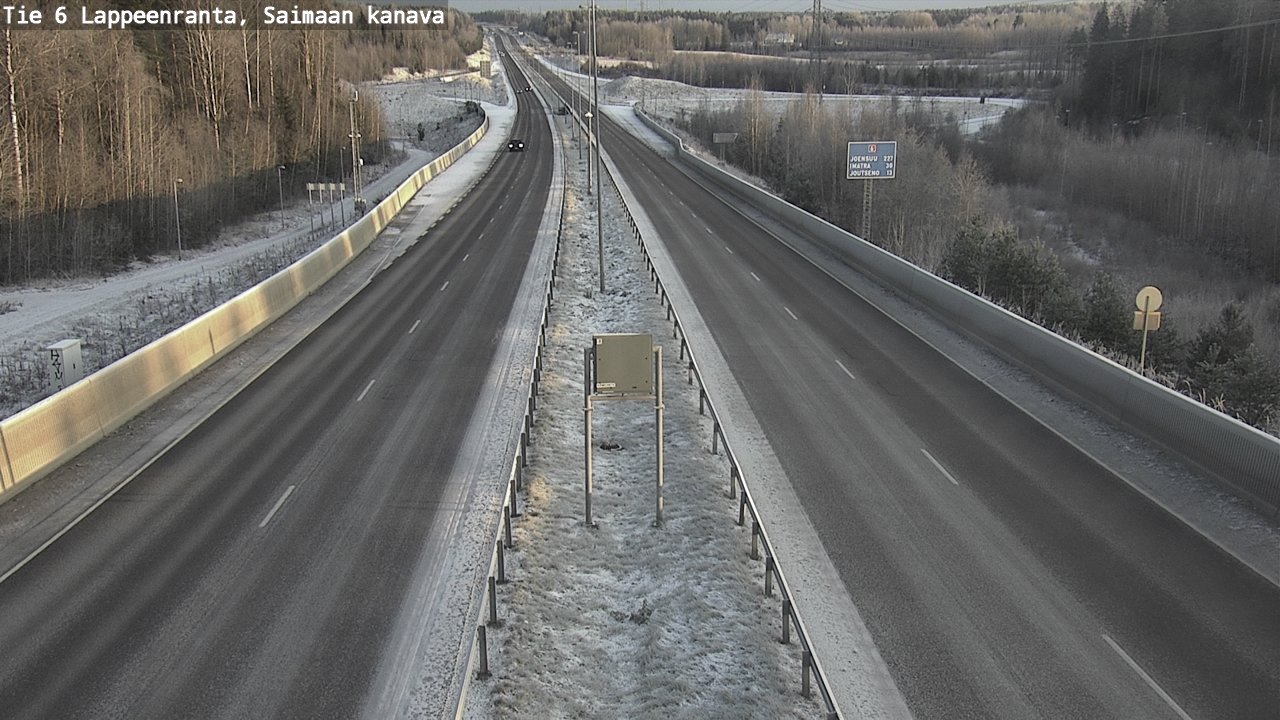 Kelikamerat Kuva Tie 6 Lappeenranta, Saimaan kanava, Lappeenranta, Etelä-Karjala