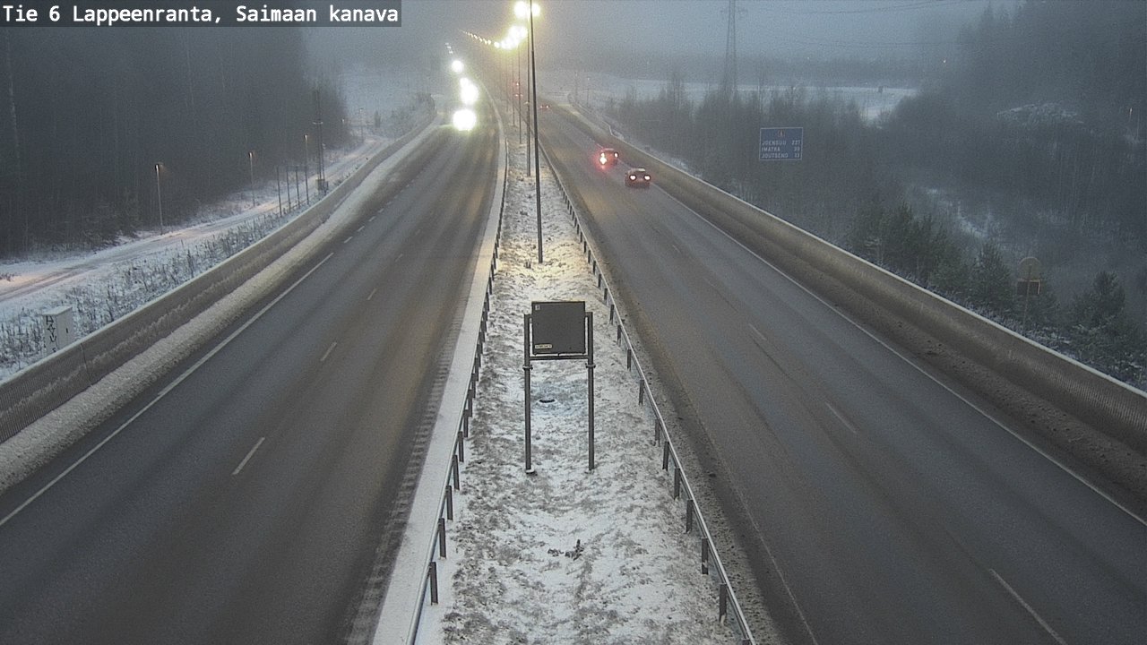 Weather Camera Image Road 6 Lappeenranta, Saimaa channel, Lappeenranta, Etelä-Karjala