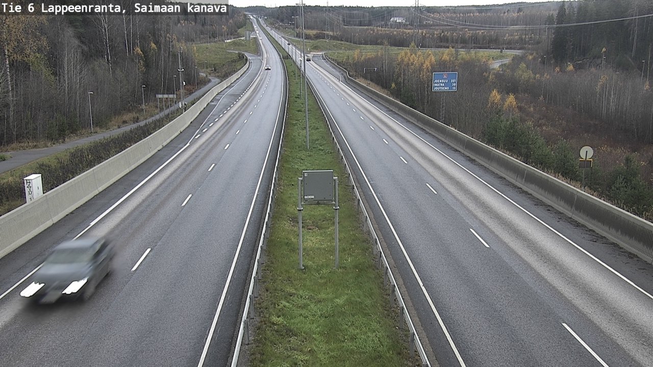 Kelikamerat Kuva Tie 6 Lappeenranta, Saimaan kanava, Lappeenranta, Etelä-Karjala