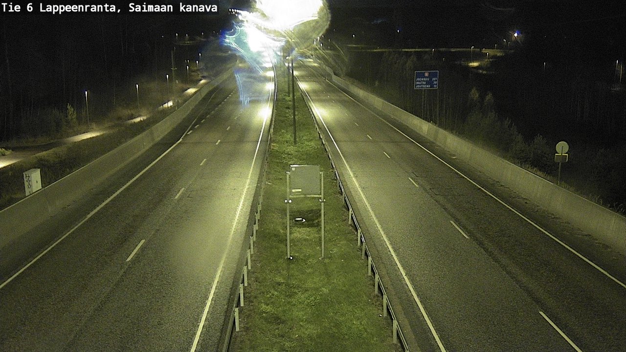 Weather Camera Image Road 6 Lappeenranta, Saimaa channel, Lappeenranta, Etelä-Karjala
