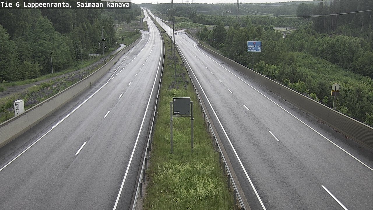 Kelikamerat Kuva Tie 6 Lappeenranta, Saimaan kanava, Lappeenranta, Etelä-Karjala