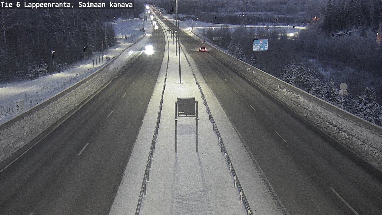 Kelikamerat Kuva Tie 6 Lappeenranta, Saimaan kanava, Lappeenranta, Etelä-Karjala