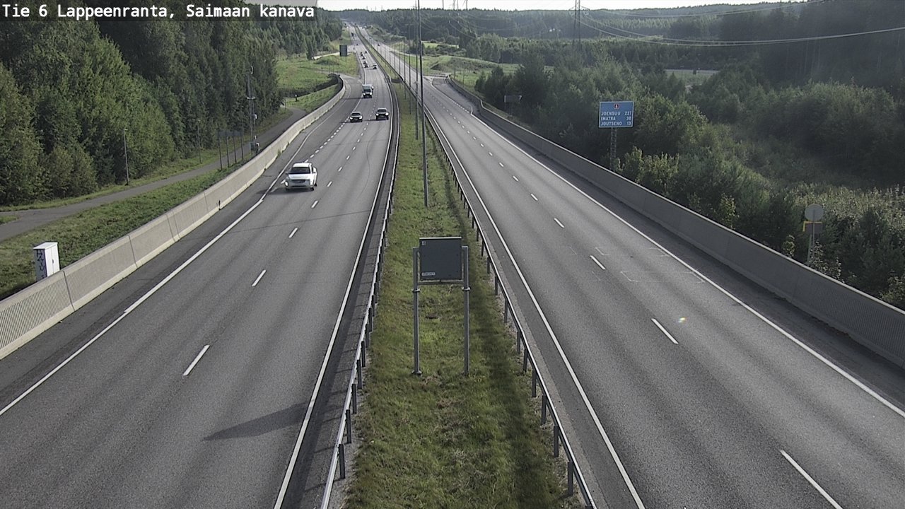 Weather Camera Image Road 6 Lappeenranta, Saimaa channel, Lappeenranta, Etelä-Karjala