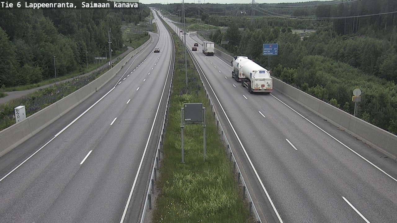 Kelikamerat Kuva Tie 6 Lappeenranta, Saimaan kanava, Lappeenranta, Etelä-Karjala
