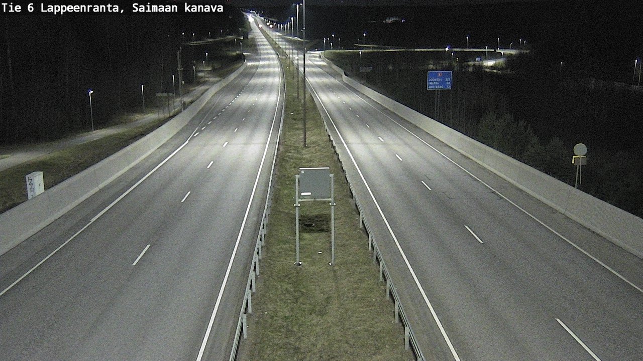 Weather Camera Image Road 6 Lappeenranta, Saimaa channel, Lappeenranta, Etelä-Karjala