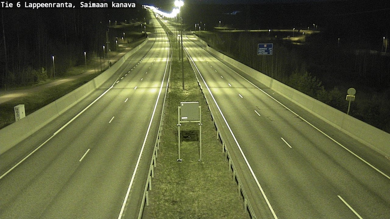 Weather Camera Image Road 6 Lappeenranta, Saimaa channel, Lappeenranta, Etelä-Karjala