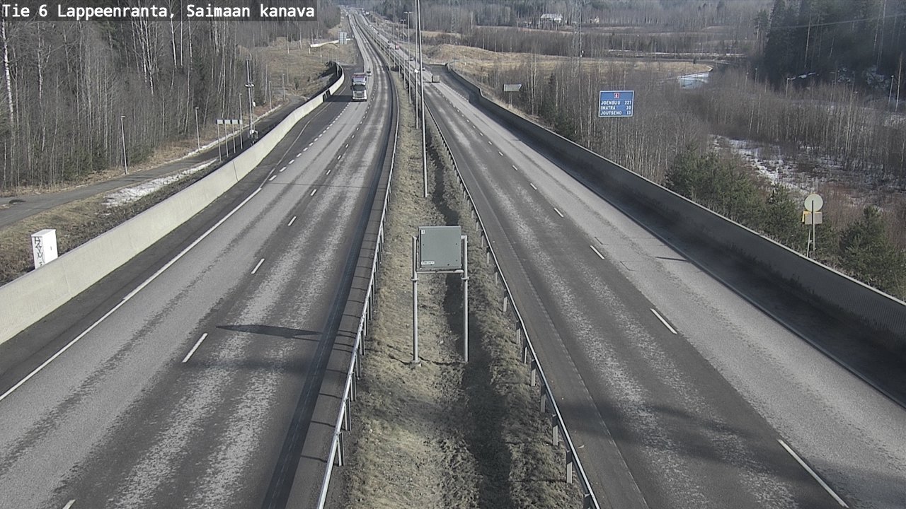 Kelikamerat Kuva Tie 6 Lappeenranta, Saimaan kanava, Lappeenranta, Etelä-Karjala