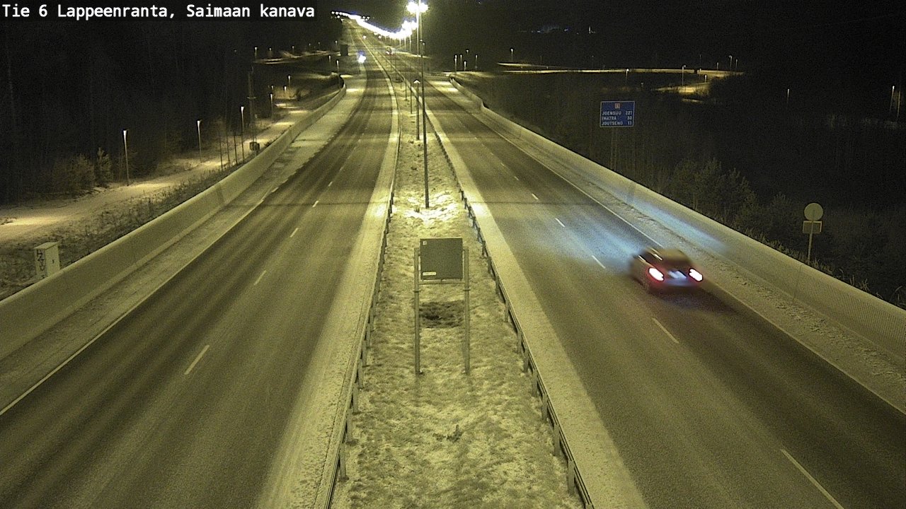 Kelikamerat Kuva Tie 6 Lappeenranta, Saimaan kanava, Lappeenranta, Etelä-Karjala