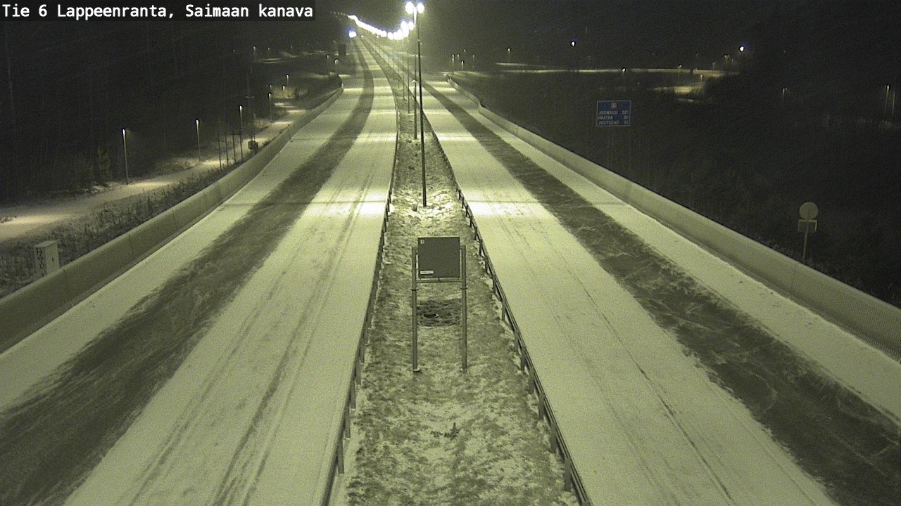 Kelikamerat Kuva Tie 6 Lappeenranta, Saimaan kanava, Lappeenranta, Etelä-Karjala