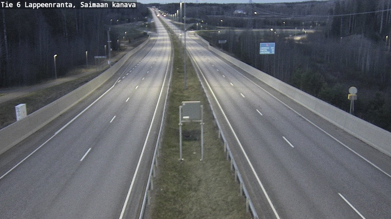Weather Camera Image Road 6 Lappeenranta, Saimaa channel, Lappeenranta, Etelä-Karjala