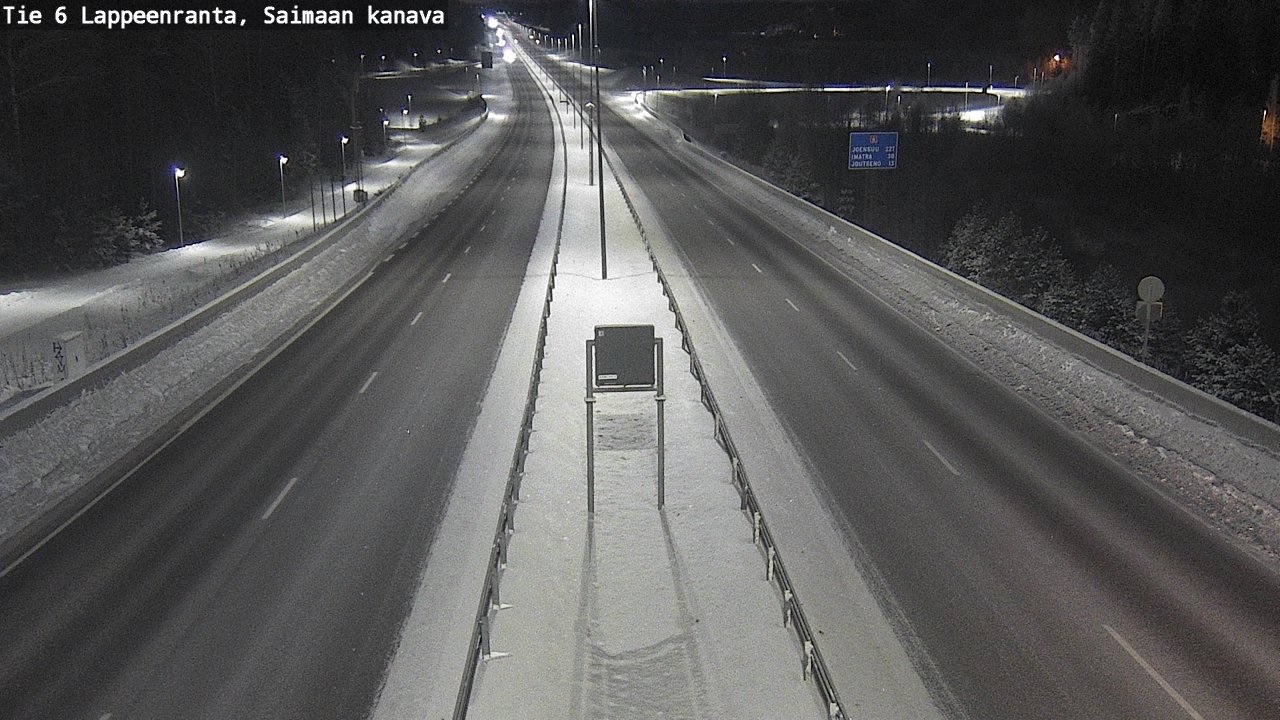 Weather Camera Image Road 6 Lappeenranta, Saimaa channel, Lappeenranta, Etelä-Karjala