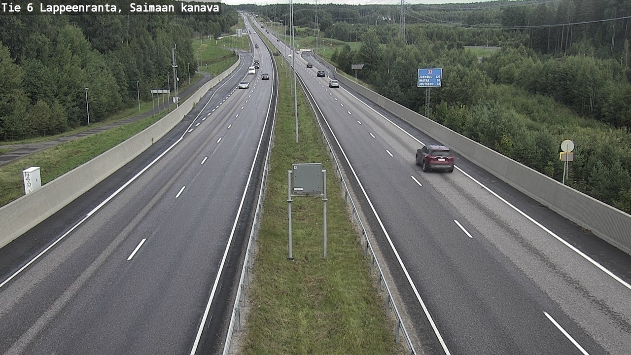 Kelikamerat Kuva Tie 6 Lappeenranta, Saimaan kanava, Lappeenranta, Etelä-Karjala