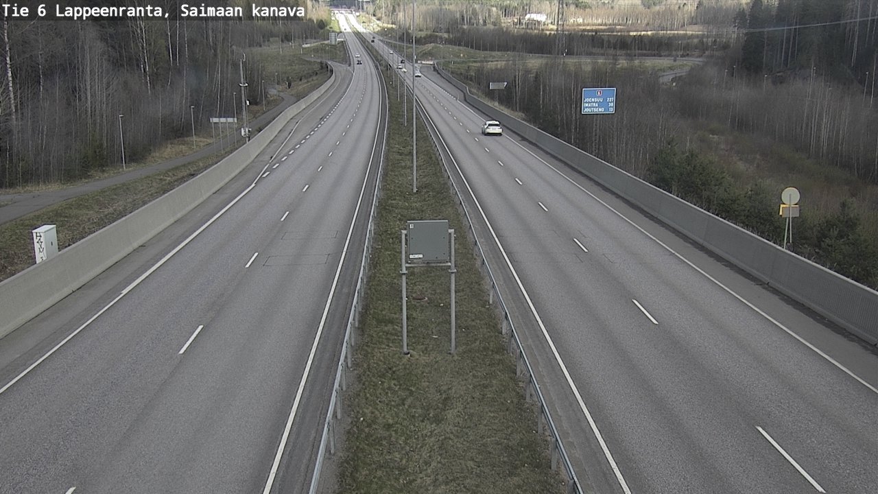 Weather Camera Image Road 6 Lappeenranta, Saimaa channel, Lappeenranta, Etelä-Karjala