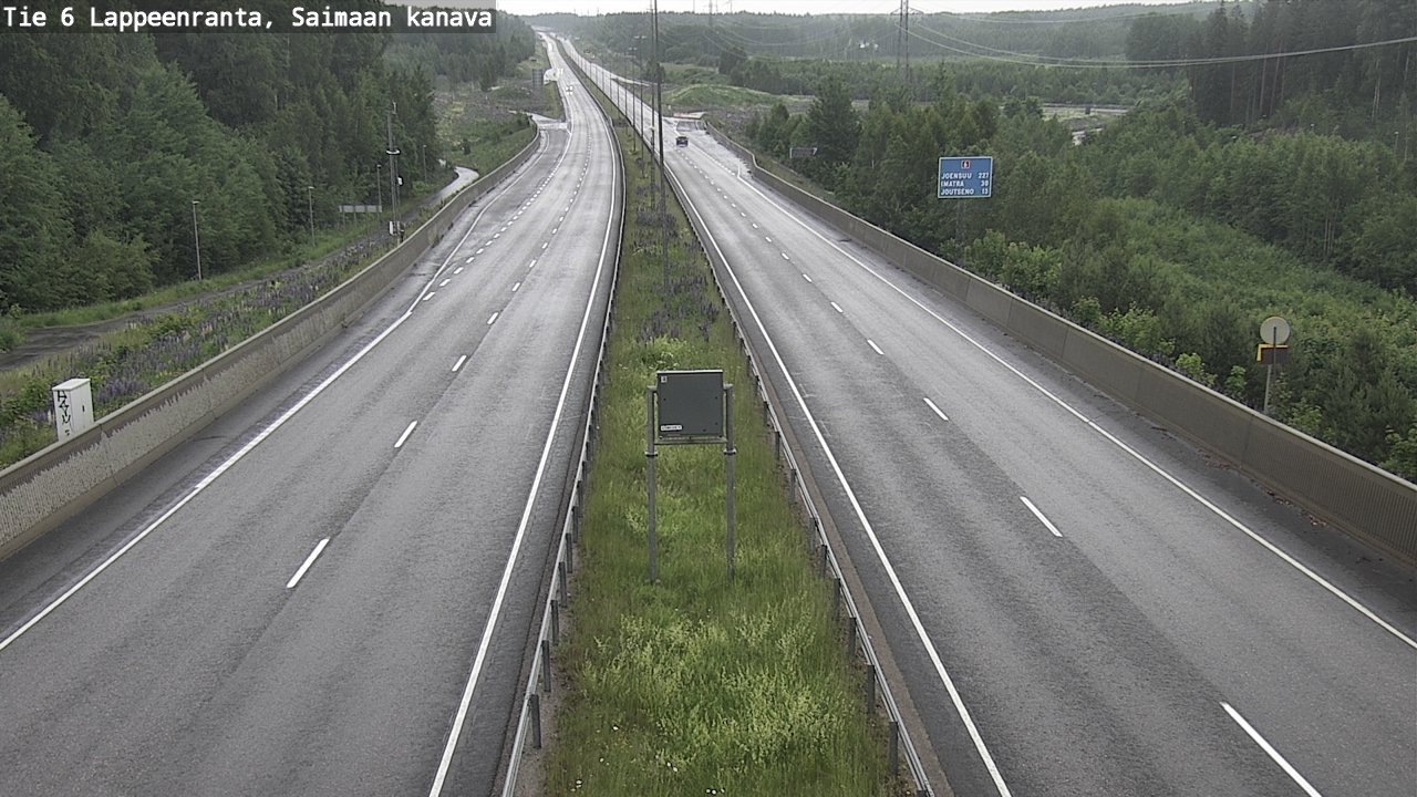 Kelikamerat Kuva Tie 6 Lappeenranta, Saimaan kanava, Lappeenranta, Etelä-Karjala