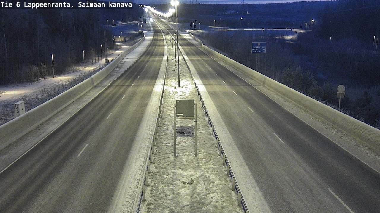 Kelikamerat Kuva Tie 6 Lappeenranta, Saimaan kanava, Lappeenranta, Etelä-Karjala