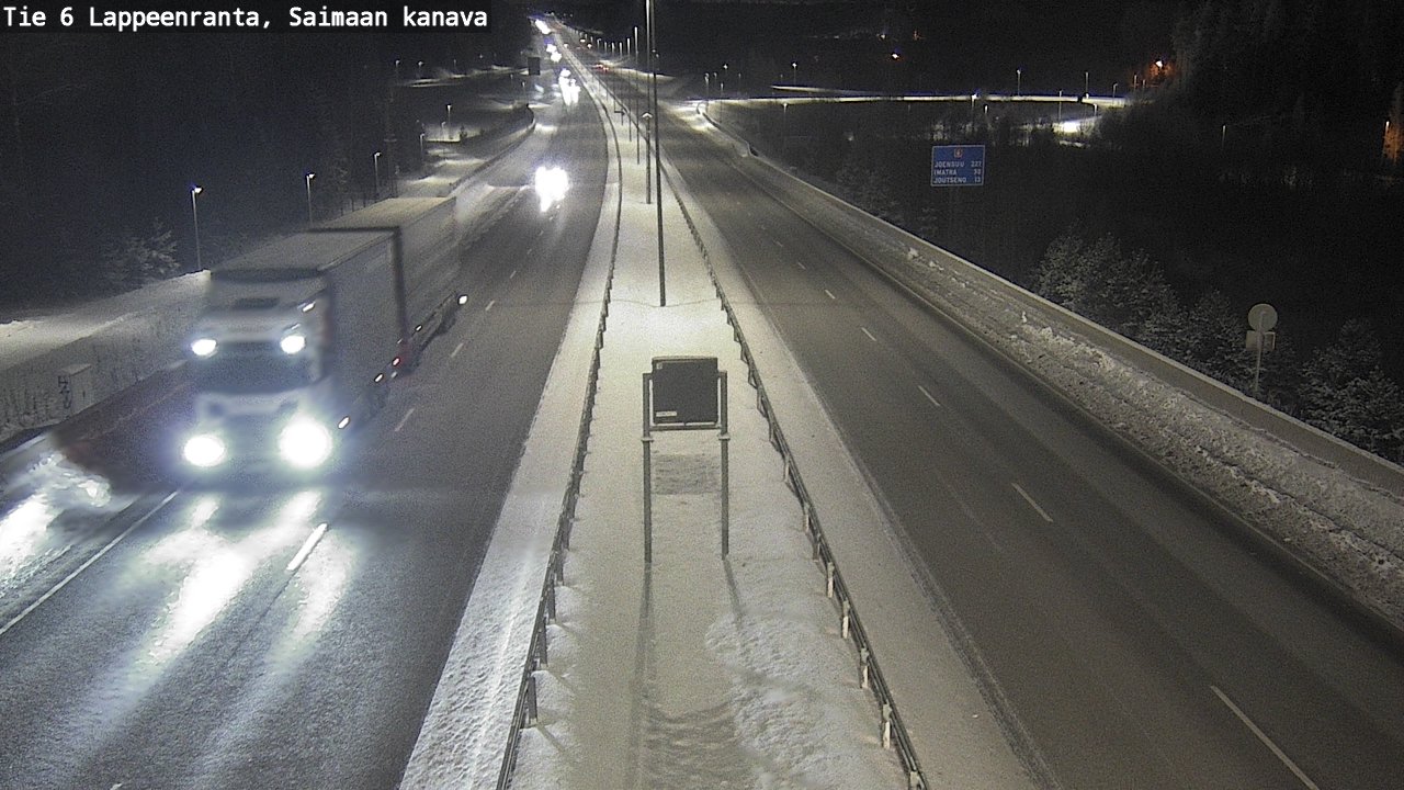 Kelikamerat Kuva Tie 6 Lappeenranta, Saimaan kanava, Lappeenranta, Etelä-Karjala