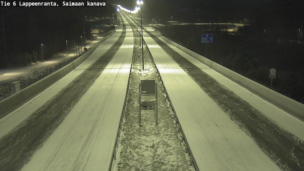 Kelikamerat Kuva Tie 6 Lappeenranta, Saimaan kanava, Lappeenranta, Etelä-Karjala