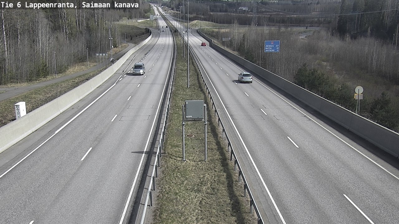 Weather Camera Image Road 6 Lappeenranta, Saimaa channel, Lappeenranta, Etelä-Karjala