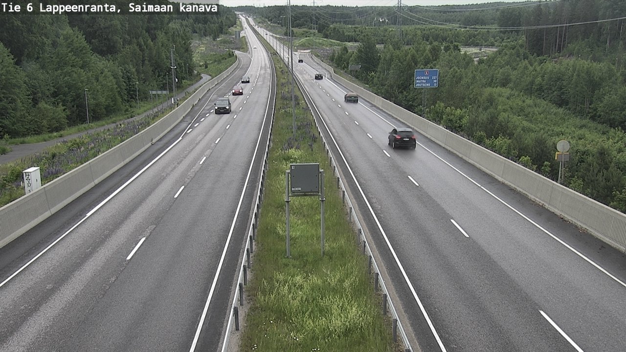 Kelikamerat Kuva Tie 6 Lappeenranta, Saimaan kanava, Lappeenranta, Etelä-Karjala