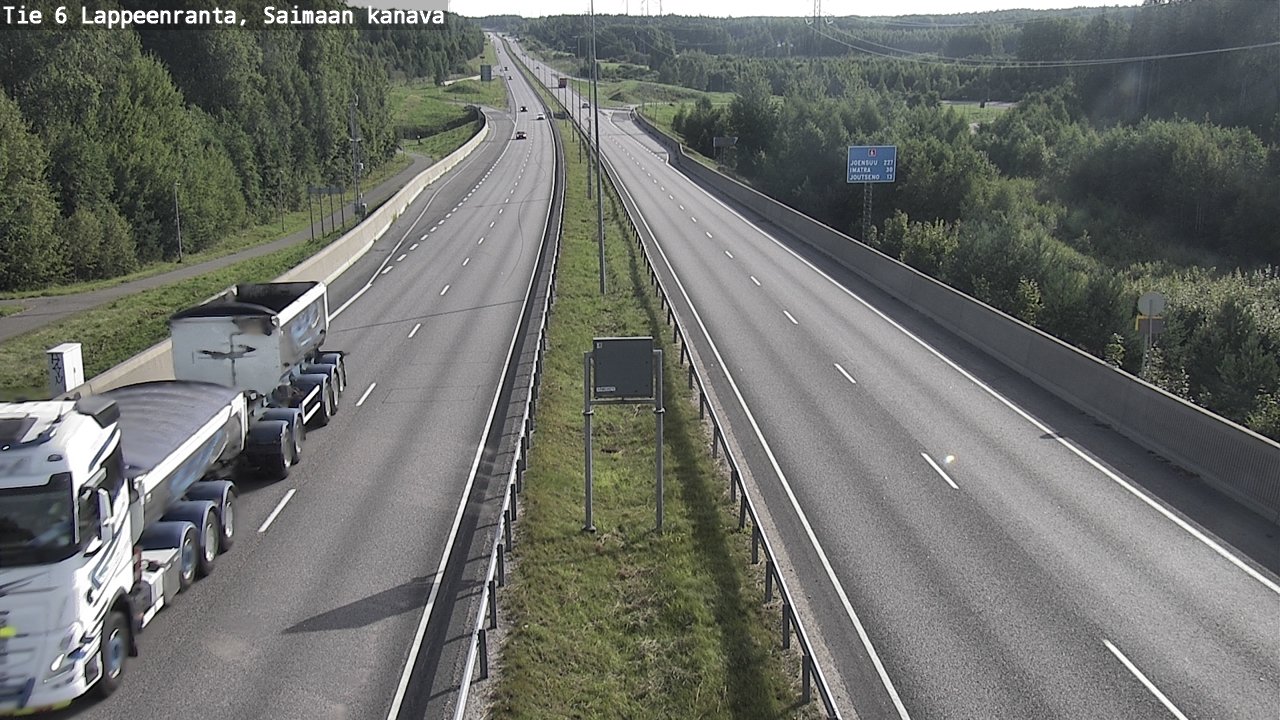 Kelikamerat Kuva Tie 6 Lappeenranta, Saimaan kanava, Lappeenranta, Etelä-Karjala
