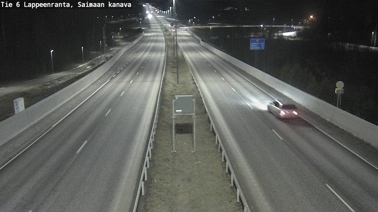 Weather Camera Image Väg 6 Villmanstrand,Saima kanal, Lappeenranta, Etelä-Karjala