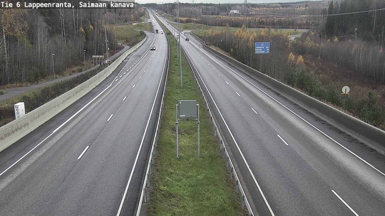 Kelikamerat Kuva Tie 6 Lappeenranta, Saimaan kanava, Lappeenranta, Etelä-Karjala