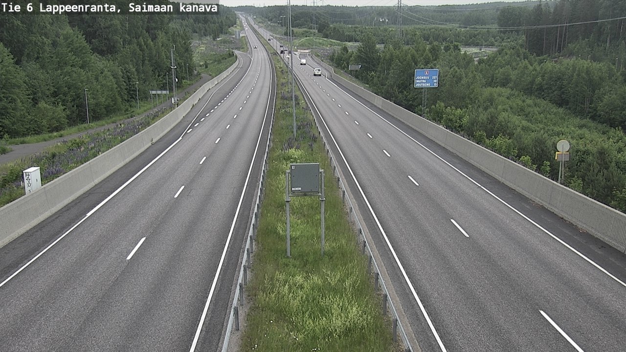 Kelikamerat Kuva Tie 6 Lappeenranta, Saimaan kanava, Lappeenranta, Etelä-Karjala