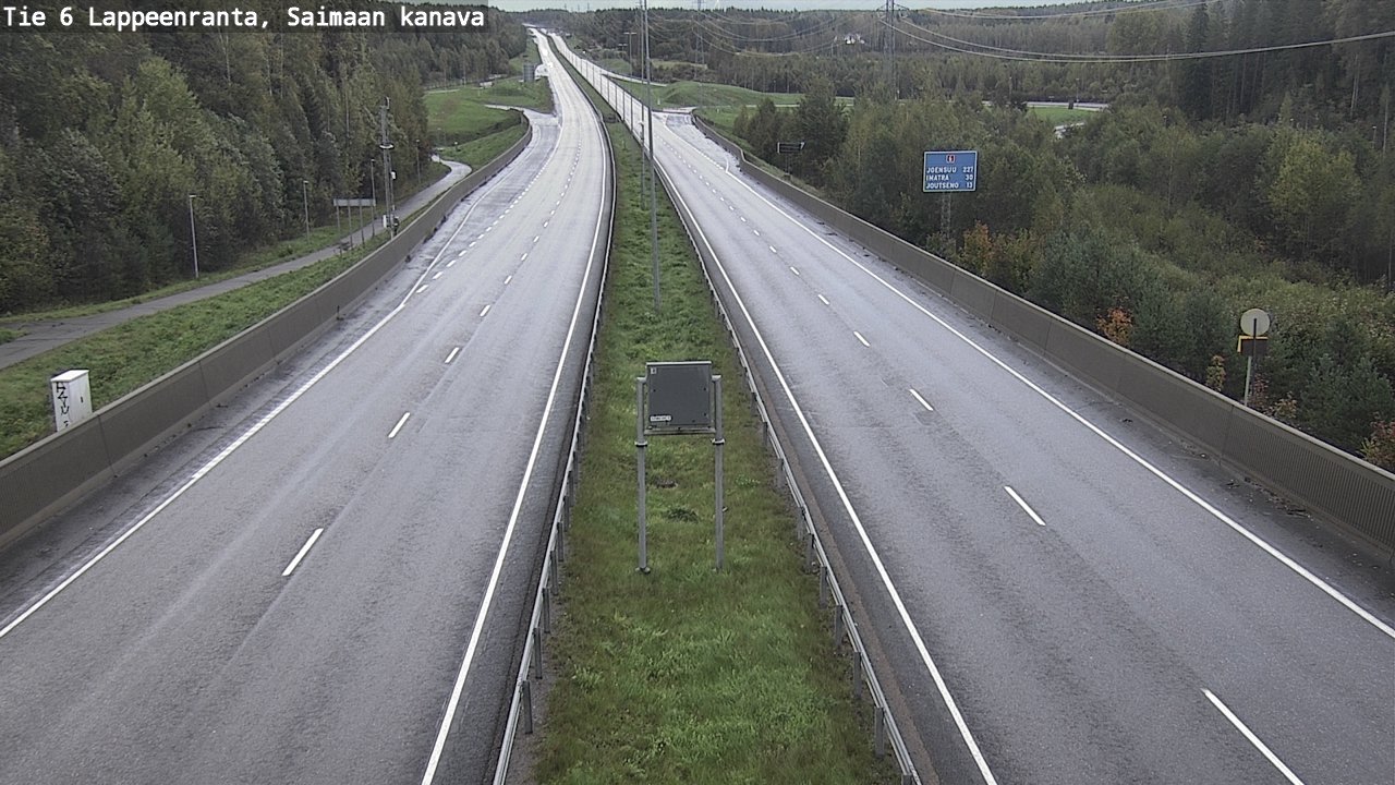 Kelikamerat Kuva Tie 6 Lappeenranta, Saimaan kanava, Lappeenranta, Etelä-Karjala