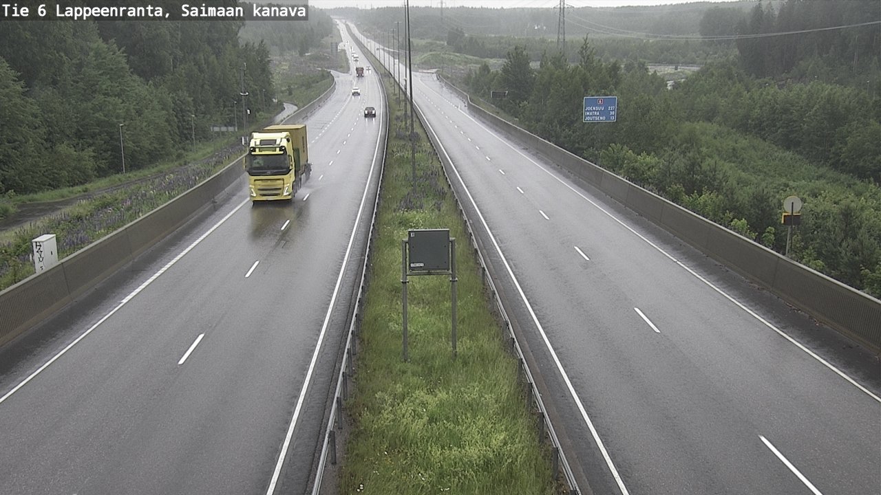 Kelikamerat Kuva Tie 6 Lappeenranta, Saimaan kanava, Lappeenranta, Etelä-Karjala