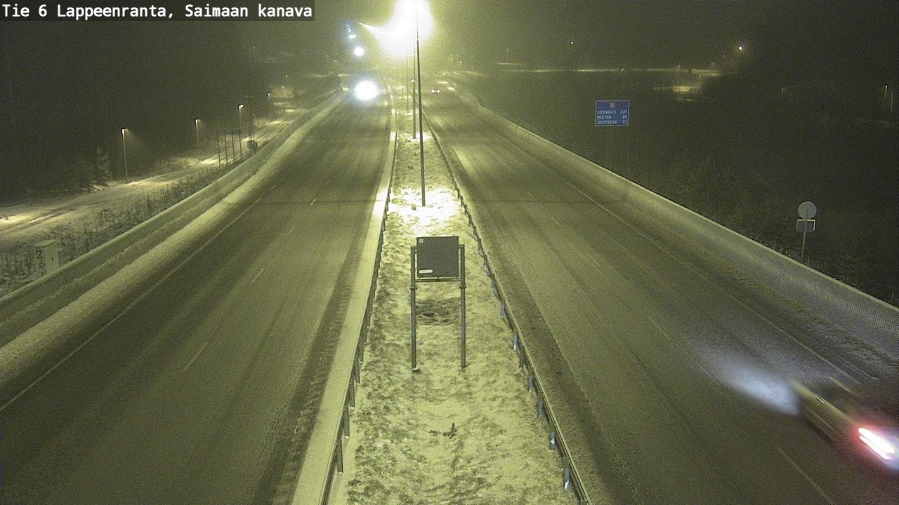Weather Camera Image Road 6 Lappeenranta, Saimaa channel, Lappeenranta, Etelä-Karjala
